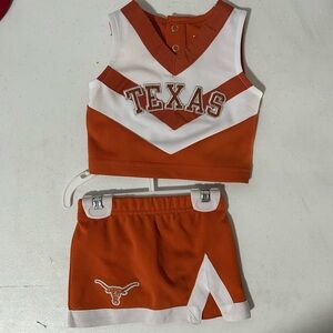 Texas cheerleading outfit